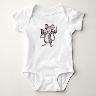 Rat bei Musik mit Triangel Baby Strampler