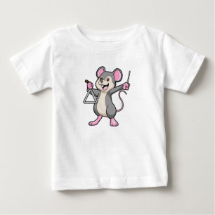 Rat bei Musik mit Triangel Baby T-shirt