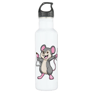 Rat bei Musik mit Triangel Edelstahlflasche