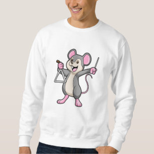 Rat bei Musik mit Triangel Sweatshirt
