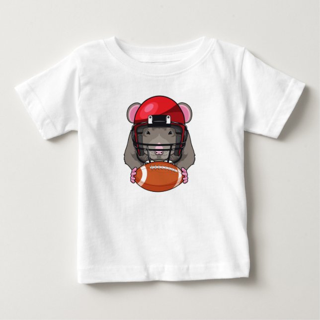 Rat beim Fußballsport Baby T-shirt (Vorderseite)