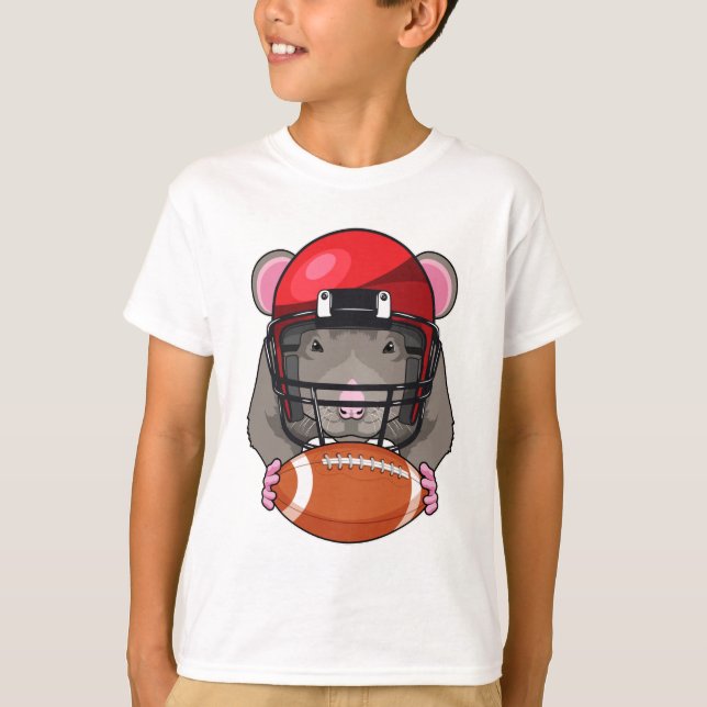 Rat beim Fußballsport T-Shirt (Vorderseite)