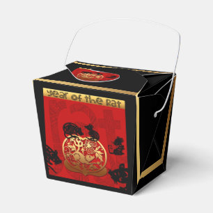 Rat Chinesischer Brauch Jahr Zodiac Birthday TOFB1 Geschenkschachtel