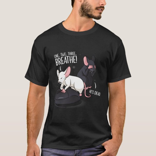 Rat Computer Mouse Pub T-Shirt (Vorderseite)