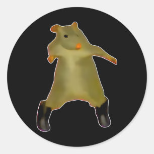 Rat Dance Meme 2025 Funny Trendy #ratdance 1 Runder Aufkleber