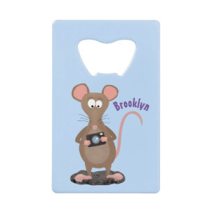 Rat drôle avec dessin animé de la caméra