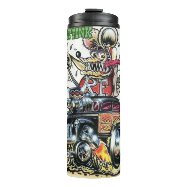 Rat Fink 46 Hot Drink Wäscher Thermosbecher (Vorderseite)