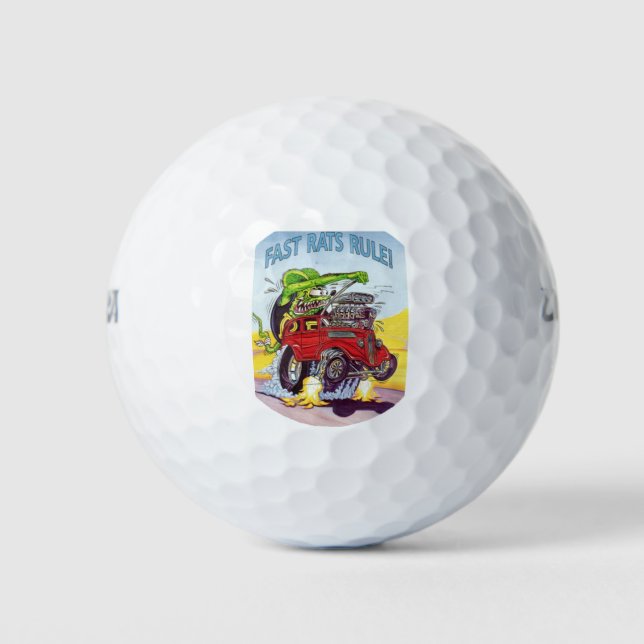 Rat Fink 8 balles de golf (Devant)