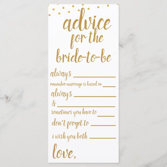 RAT FÜR DAS PROGRAMM "BRIDE-TO-BE" (ERKLÄRUNGEN) (Vorderseite)