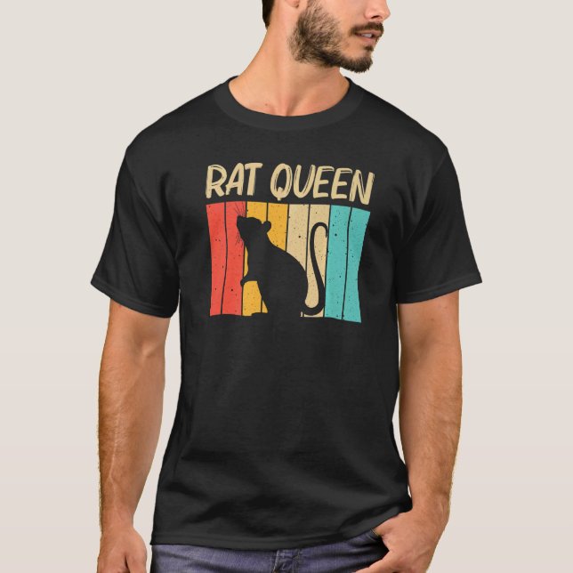 Rat für Frauen Mädchen Maus Ratte Pet Rodent 1 T-Shirt (Vorderseite)