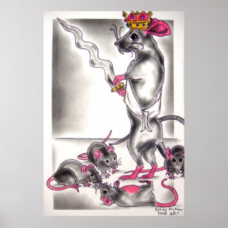 Rat King vom Nutcracker Ballet Poster