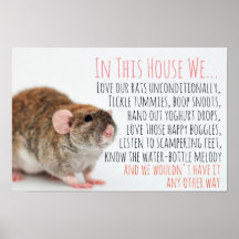 Rat Lover Poster