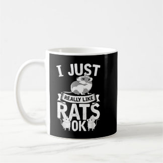 Rat Lover Rodent Funny Animal Pet Niedlich Ratte Kaffeetasse