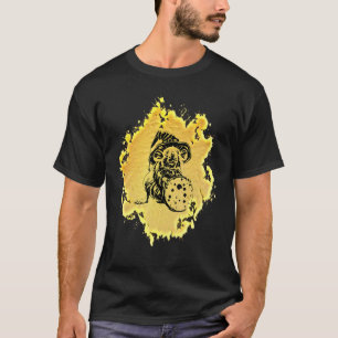 Rat Motif Rodent Niedlich Ratte in Hand Käse Haust T-Shirt