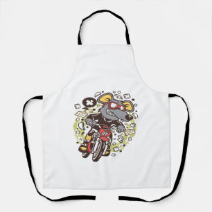 Rat Motocross Rider Schürze