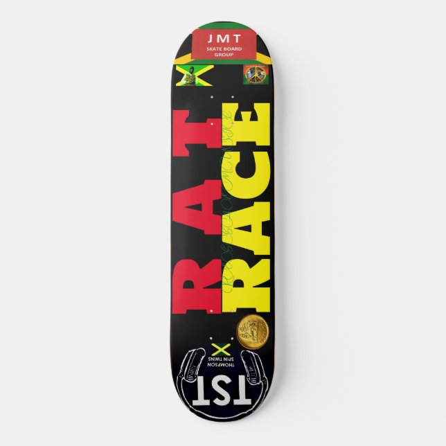 RAT RACE JMT JAM 8 1/4" Skateboarddecke Skateboard (Vorderseite)