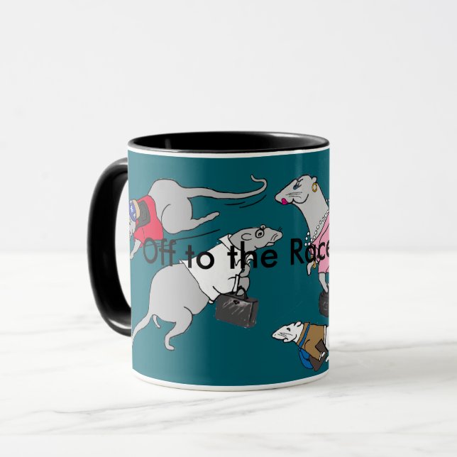 RAT RACE TASSE! TASSE (Vorderseite Links)