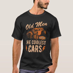 Rat Rod Grandpa Vater Alte Männer fahren Coole Aut T-Shirt