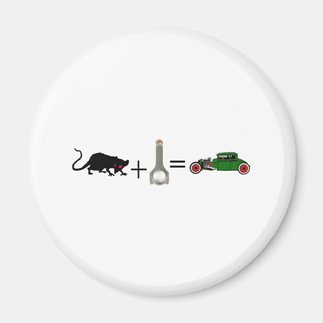 RAT+ROD=RAT ROD MAGNET (Vorne)