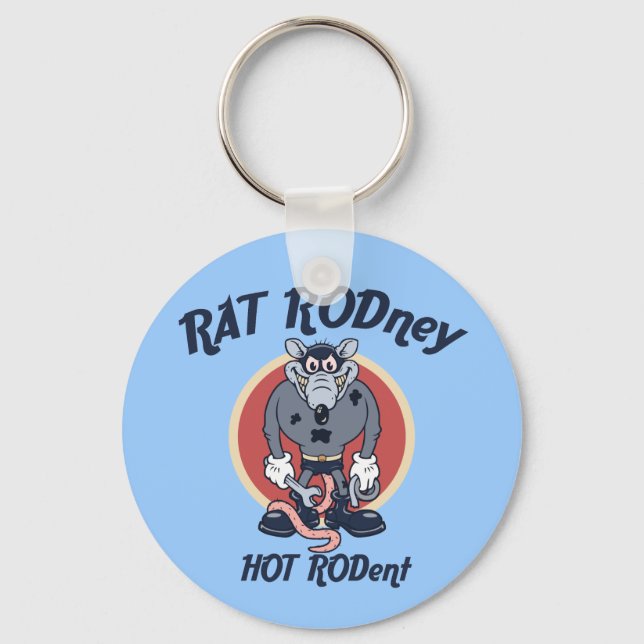 Rat Rodney Schlüsselanhänger (Vorderseite)