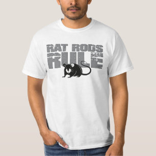 Rat Rods regieren Retro-Klassiker-Auto-T-Shirt T-Shirt