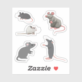 Rat Stickers Aufkleber