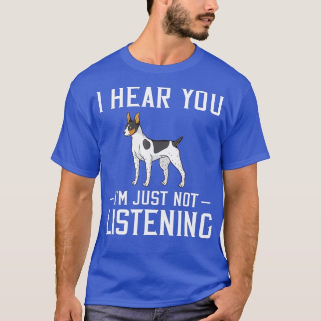 Rat Terrier Dog Welppies Owner Lover T-Shirt (Vorderseite)