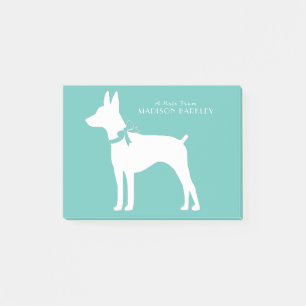 Rat Terrier Doppy Puppy Post-it Klebezettel