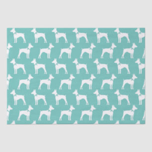 Rat Terrier Doppy Puppy Seidenpapier
