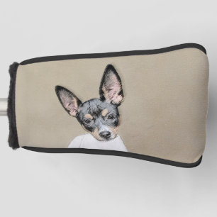 Rat Terrier Gemälde - Süße originelle Hundekunst Golf Headcover