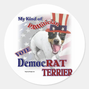 RAT TERRIER Geschenke Runder Aufkleber