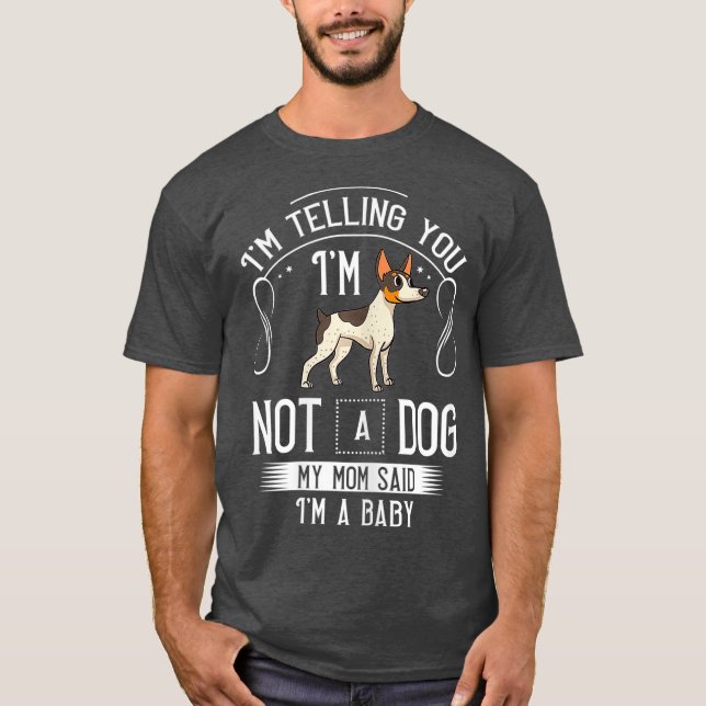 Rat Terrier Hund Welpen Eigentümer Lover _19 T-Shirt (Vorderseite)