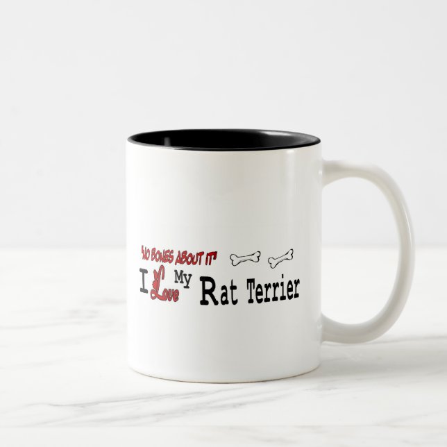 Rat Terrier (I Liebe) Tasse (Rechts)