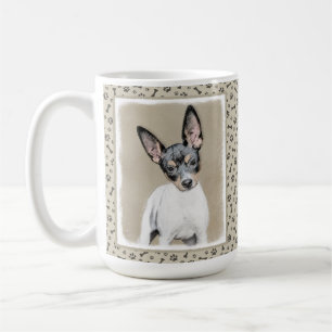 Rat Terrier Painting - Niedliche Original Dog Art Kaffeetasse