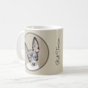 Rat Terrier Painting - Niedliche Original Dog Art Kaffeetasse