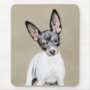 Rat Terrier Painting - Niedliche Original Dog Art Mousepad