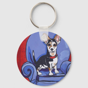 Rat Terrier Schlüsselkette Schlüsselanhänger