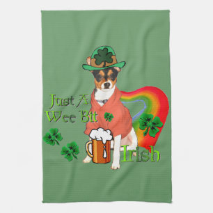 Rat Terrier St Patricks Küchentuch