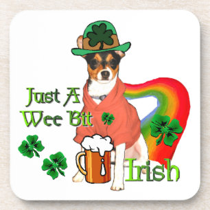 Rat Terrier St Patricks Untersetzer