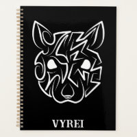 Rat tribal noir et blanc