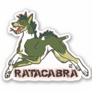 Ratacabra - Ratte Terrier chupacabra Aufkleber