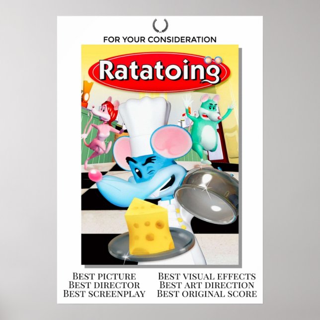 Ratatoing  Awards Consideration Advertisement Poster (Vorne)