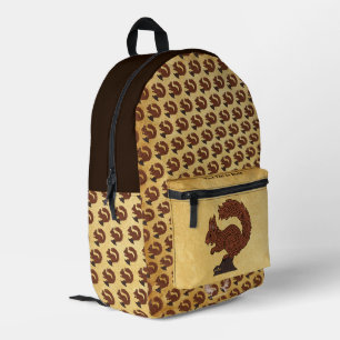 Ratatöskr, nordisches/Wiking-Eichhörnchen Bedruckter Rucksack