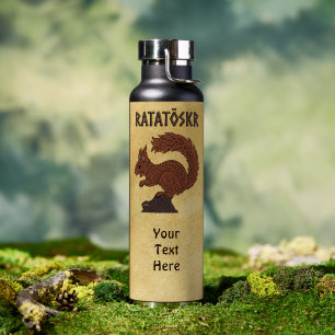 Ratatöskr, nordisches/Wiking-Eichhörnchen Trinkflasche