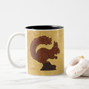 Ratatöskr, nordisches/Wiking-Eichhörnchen Zweifarbige Tasse