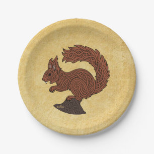 Ratatöskr, nordisches / Wikinger-Eichhörnchen Pappteller
