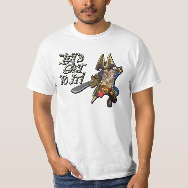 Ratbeard der Pirat T-Shirt (Vorderseite)