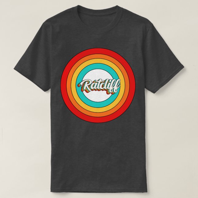 Ratcliff Name Shirt Vintag Ratcliff Circle (Design vorne)