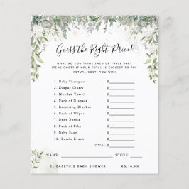 Rate den Preis | Baby Showspiel