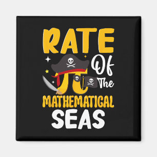Rate des mathematischen Meeres - Pi-Symbol Mathema Magnet